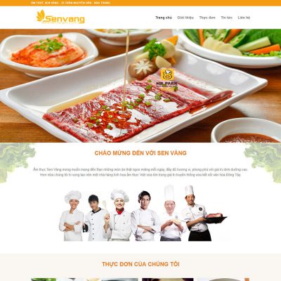 Theme wordpress nhà hàng - ẩm thực