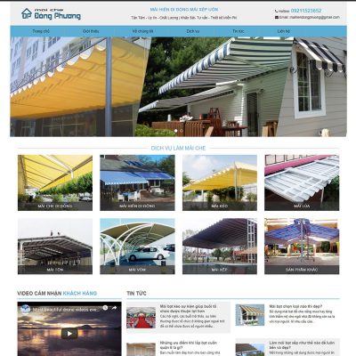 Theme wordpress giới thiệu mái hiên