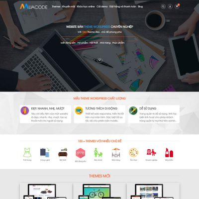 Theme wordpress dịch vụ mua bán code