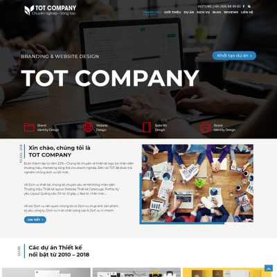 Theme wordpress giới thiệu công ty đẹp