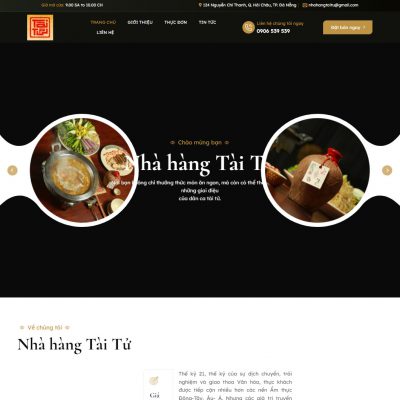 Theme wordpress nhà hàng 06