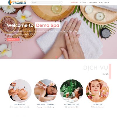 Theme wordpress dịch vụ spa 07
