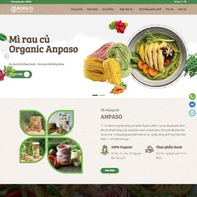 Theme wordpress bán thực phẩm 07