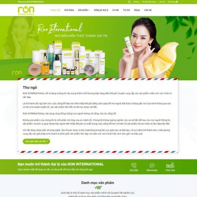 Theme wordpress bán dược phẩm và mỹ phẩm 04