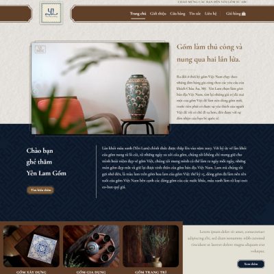 Theme wordpress bán gốm sứ